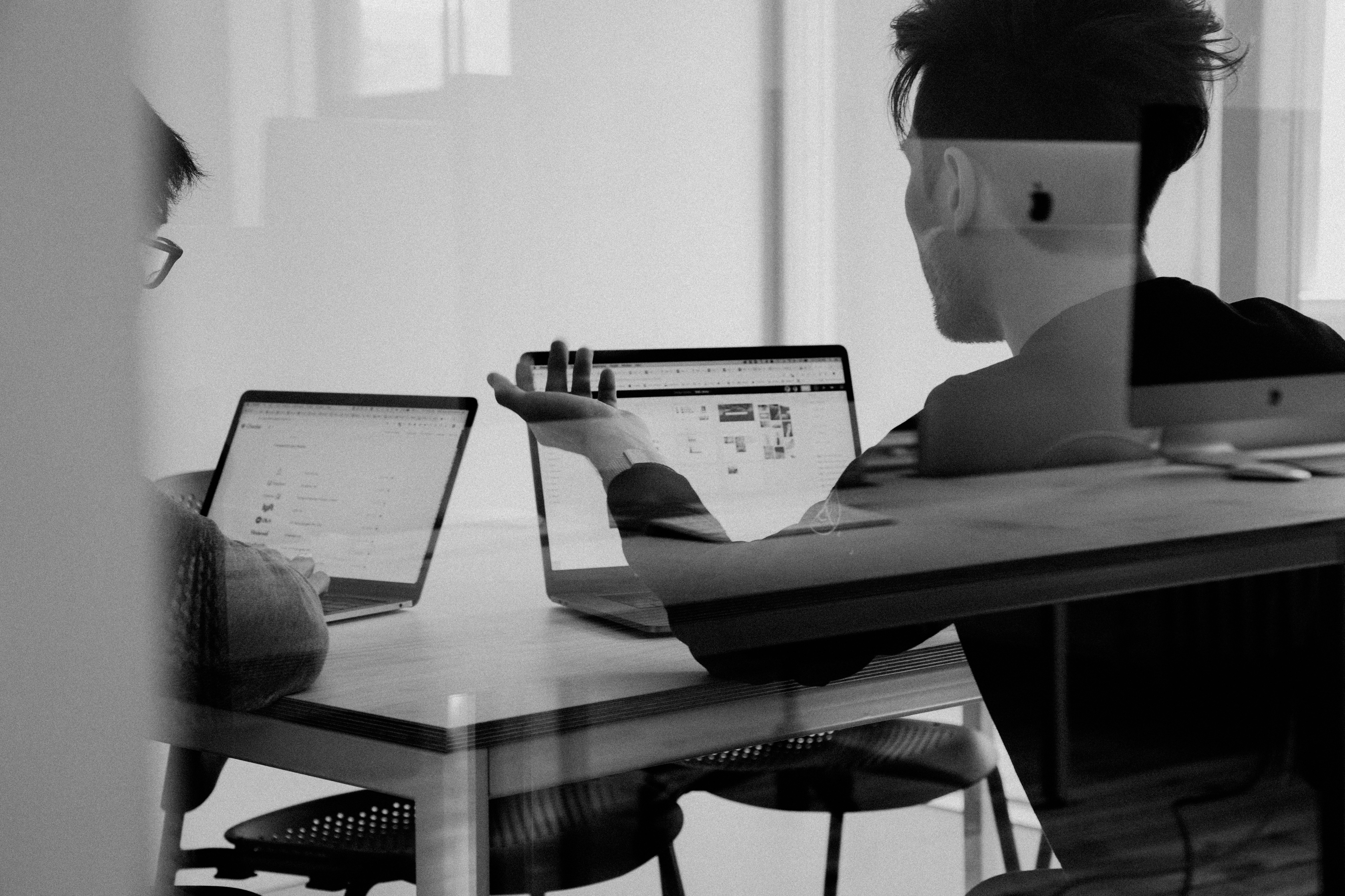Netgarage team collaborating in a modern office space